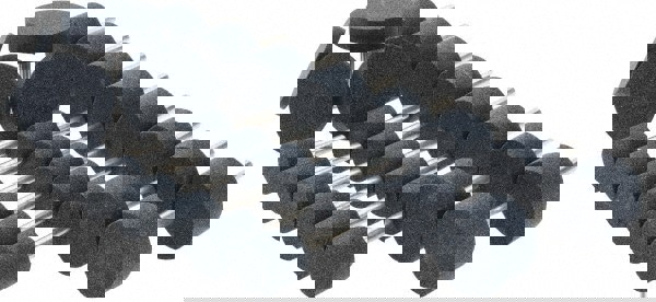 25 Piece Aluminum Oxide Vitrified Mounted Stone Abrasive Point Set